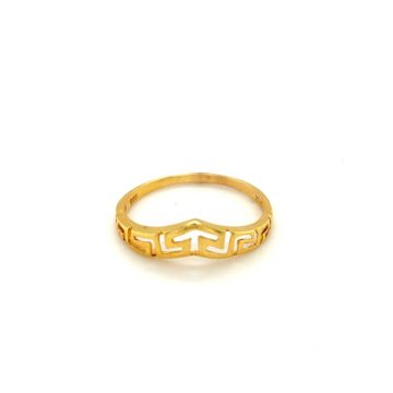 Δαχτυλίδι γυναικείο, χρυσός K14 (585°), μαίανδρος