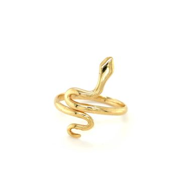 Δαχτυλίδι γυναικείο, χρυσός K14 (585°), φίδι