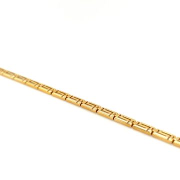 Women’s bracelet, gold K14 (585°), meander