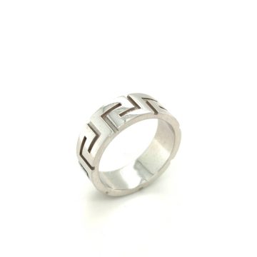 Γυναικείο δαχτυλίδι, ασήμι (925°) επιροδιωμένο, Μαίανδρος