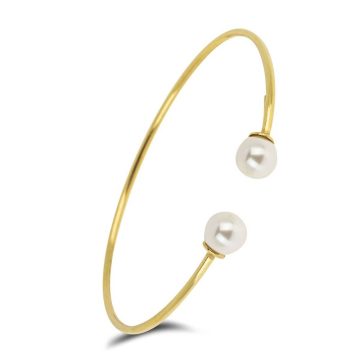 JOOLS Women’s pearl bracelet/handcuff, gold-plated silver (925°), DF3199B