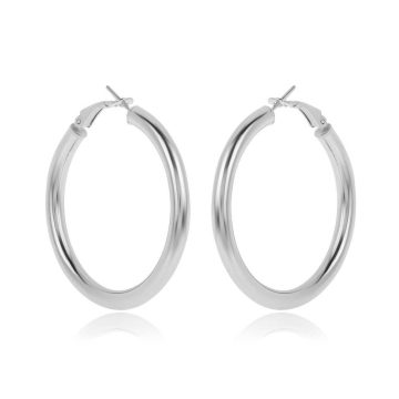 JOOLS Women’s hoop earrings, silver (925°), L435RH