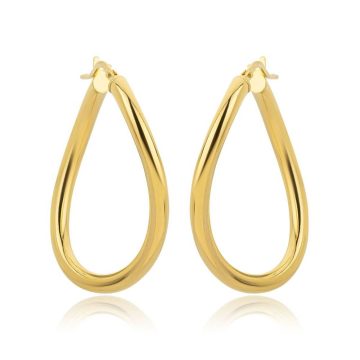 JOOLS Women’s hoop earrings, gold-plated silver (925°), LS30VGGP