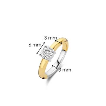 TI SENTO Δαχτυλίδι γυναικείο, ασήμι (925°), 1463ZY