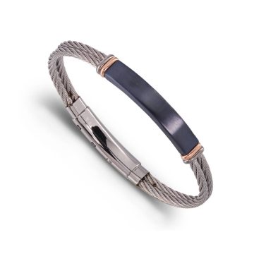 JOOLS Men’s bracelet/handcuff, steel, BA15537