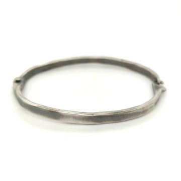 Men’s bracelet/handcuff, Silver (925°) with oxidation