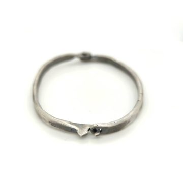 Men’s bracelet/handcuff, Silver (925°) with oxidation