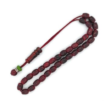 KOMBOLOIS Horn red, 33 beads
