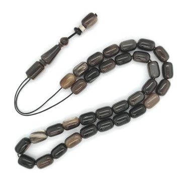 Kombolois Horn black, 33 beads