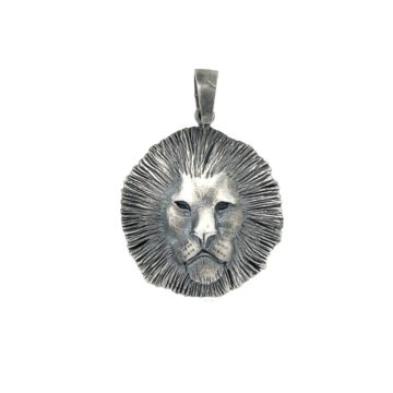 Men’s pendant lion, Silver (925°) with oxidation