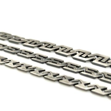 Men’s bracelet/chain, Silver (925°) with oxidation