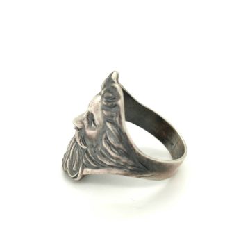Men’s ring, God Posidone, Silver (925°)  with oxidation