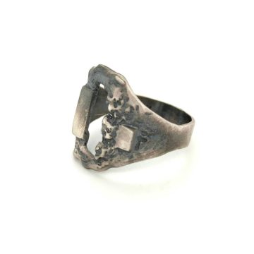 Men’s ring , Silver (925°)  with oxidation