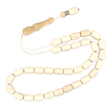 Kombolois camel bone white, 33 beads