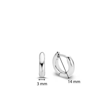 TI SENTO Women’s earrings hoops, silver (925°), 7210SI