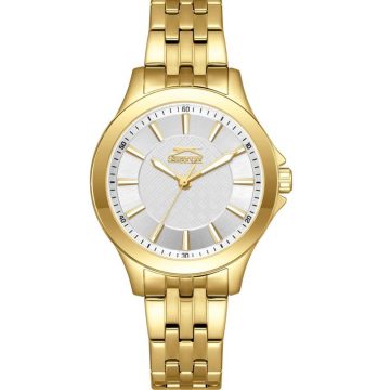 SLAZENGER Women’s watch with gold-plated metal bracelet SL.09.2349.3.06