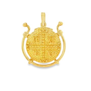 Amulet Constantine, gold-plated silver (925°)