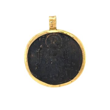 Amulet Constantine, gold Κ9 (375°) and copper