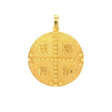 Amulet Constantine, gold-plated silver (925°)