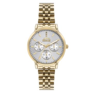 SLAZENGER Women’s watch with gold plated metal bracelet SL.09.2050.4.03