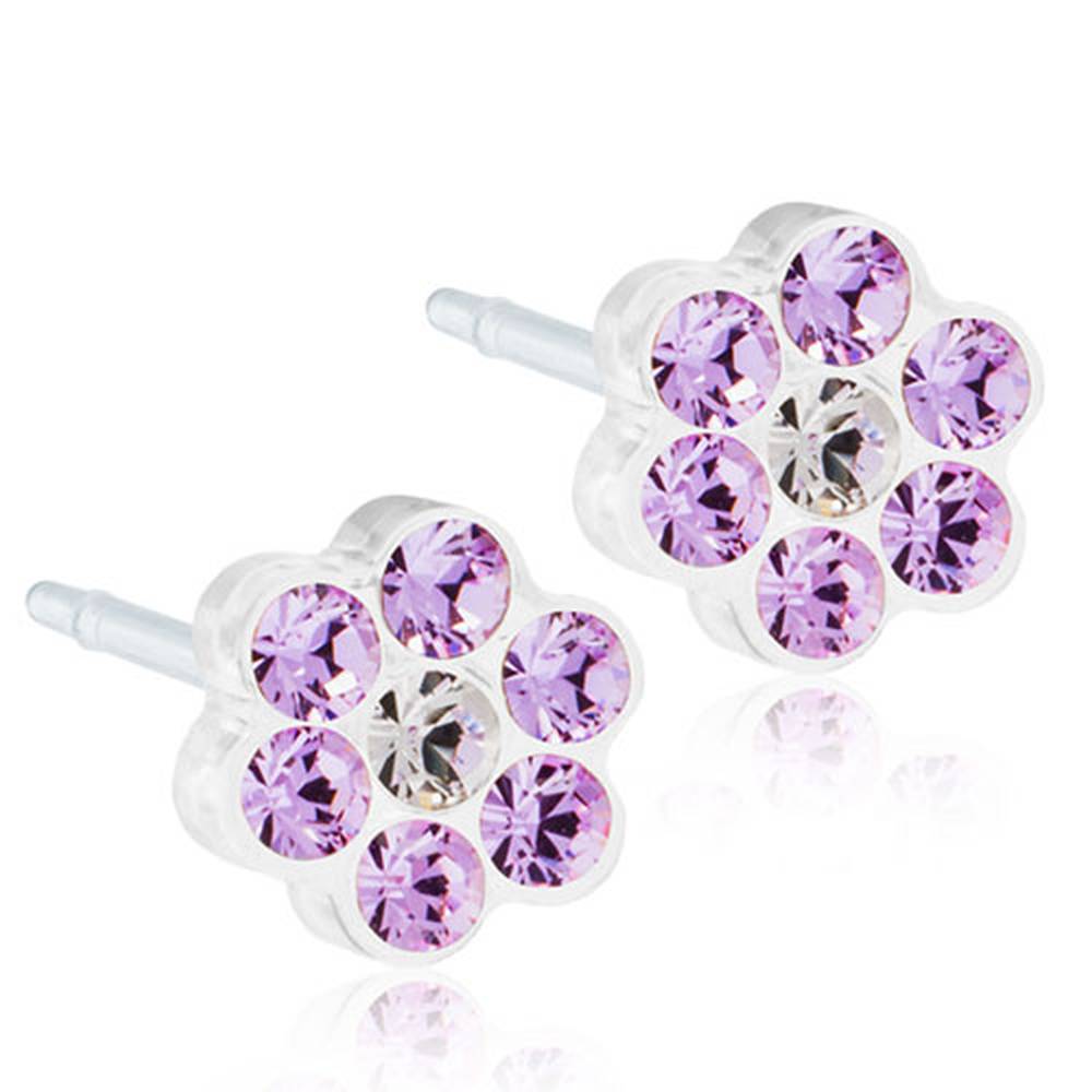 Blomdahl Medical Plastic Daisy VioletCrystal mm B