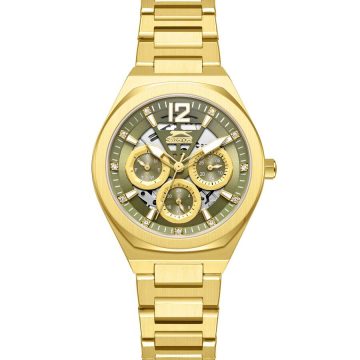 SLAZENGER Women’s watch with gold plated metal bracelet SL.09.2402.4.07