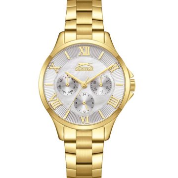 SLAZENGER Women’s watch with gold plated metal bracelet SL.09.2403.4.03