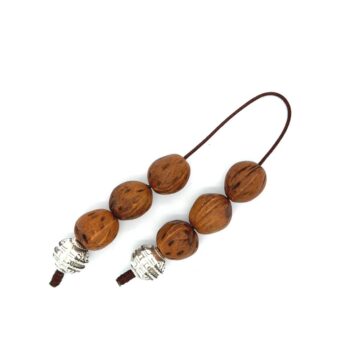 Begleri with aromatic ftuit, brown, 6 beads