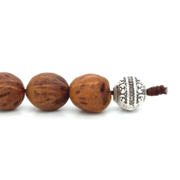 Begleri with aromatic ftuit, brown, 6 beads