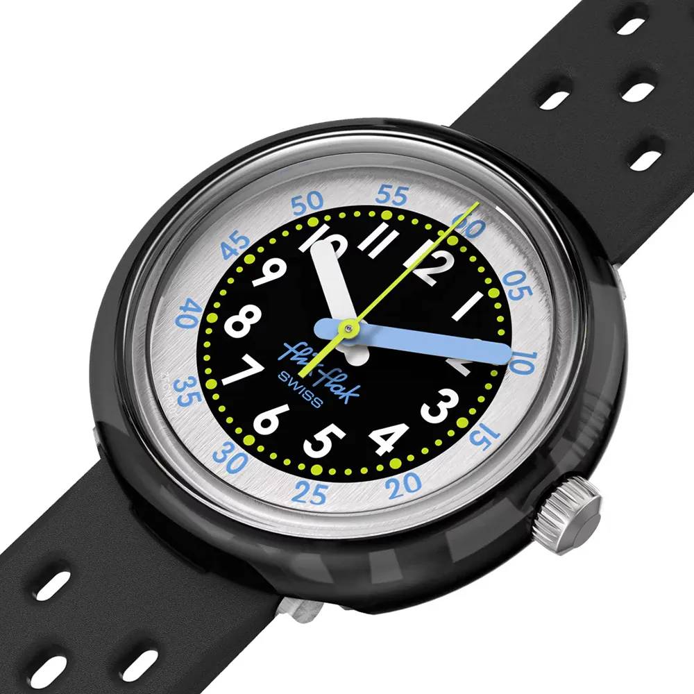 flik flak fcnp001 bubbly hours fizz in black 17862341