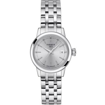 20250916022223 tissot classic dream gynaikeio roloi 28mm mpatarias me asimi metalliko mprasele t129 210 11 031 00