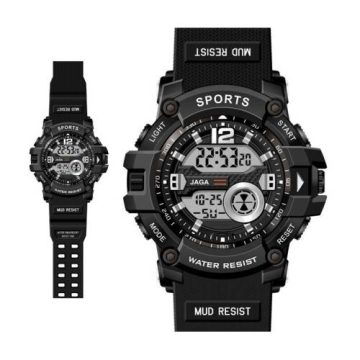 jaga m120x μαύρο δωρο λουράκι alarm chrono M120BL