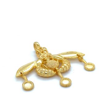 Pendant Minoan Bee, gold plated silver (925°)