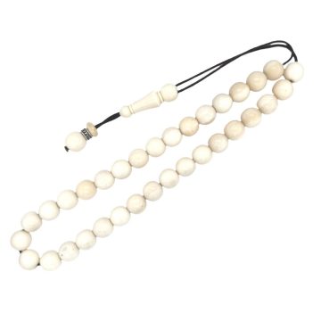 Kombolois camel bone white, 33 beads