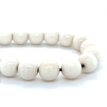 Kombolois camel bone white, 33 beads