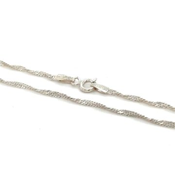 Chain singapore, silver (925°), 50 cm