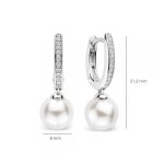 ti sento zirconia pearl hoops silver 78092pw p11806 30983 image ti sento zirconia pearl hoops silver 78092pw p11806 30983 image
