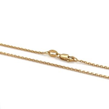 Chain greca, gold plated silver (925°), 50 cm Chain greca, gold plated silver (925°), 50 cm